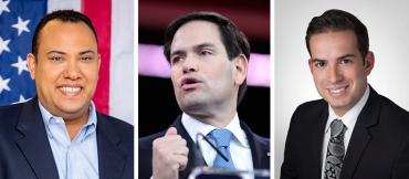 Jose Mallea, Marco Rubio and Daniel Perez Jose Mallea, Marco Rubio and Daniel Perez