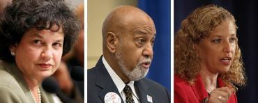 Lois Frankel, Alcee Hastings and Debbie Wasserman Schultz