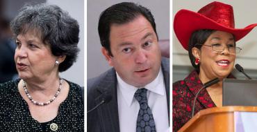 Lois Frankel, Jeremy Ring and Frederica Wilson