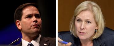 Marco Rubio and Kirsten Gillibrand Marco Rubio and Kirsten Gillibrand