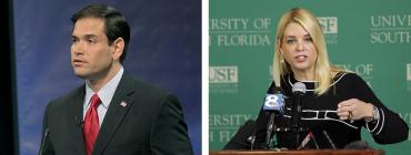 Marco Rubio and Pam Bondi