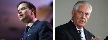Marco Rubio and Rex Tillerson Marco Rubio and Rex Tillerson