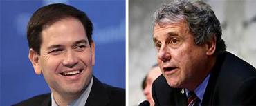 Marco Rubio and Sherrod Brown