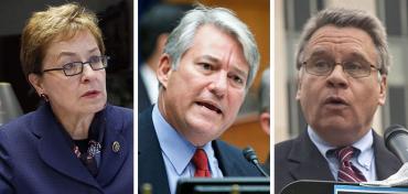 Marcy Kaptur, Dennis Ross, and Chris Smith