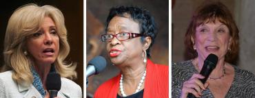 Maria Sachs, Arthenia Joyner and Gwen Margolis Maria Sachs, Arthenia Joyner and Gwen Margolis