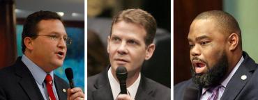 Mark Pafford, Andy Gardiner, and Dwight Bullard
