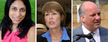 Mary Thomas, Gwen Graham, and Steve Southerland