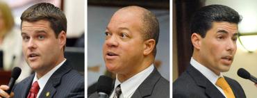 Matt Gaetz, Mike Hill, and Jose Oliva Matt Gaetz, Mike Hill, and Jose Oliva