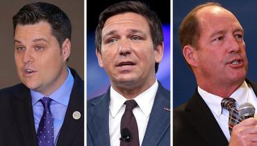 Matt Gaetz, Ron DeSantis and Ted Yoho