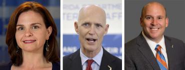 Melissa Sellers, Rick Scott and Timothy Cerio