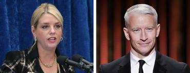 Pam Bondi and Anderson Cooper