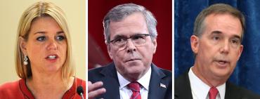 Pam Bondi, Jeb Bush, and Jeff Atwater