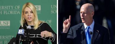 Pam Bondi and Rick Scott Pam Bondi and Rick Scott