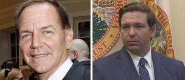 Paul Tudor Jones and Ron DeSantis Paul Tudor Jones and Ron DeSantis