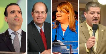 Jose Carrión, Jose Fuentes, Jenniffer González-Colón and Bob Cortes