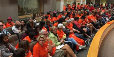 Anti-gun "Rally in Tally" protesters Monday