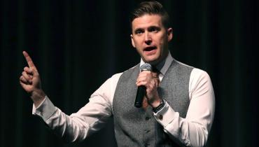 Richard Spencer speaking Thursday in Gainesville