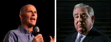 Rick Scott and John Morgan