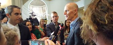 Governor answers press questions Wednesday afternoon