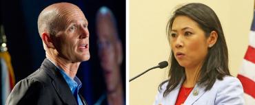 Rick Scott and Stephanie Murphy