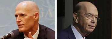 Rick Scott and Wilbur Ross Rick Scott and Wilbur Ross
