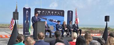 Governor Ron DeSantis announcing the Firefly Aerospace Inc. project in Cape Canaveral.