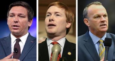 Ron DeSantis, Adam Putnam and Richard Corcoran