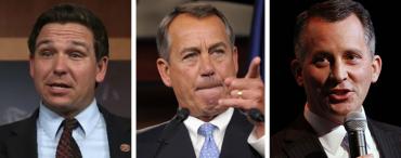 Ron DeSantis, John Boehner, and David Jolly Ron DeSantis, John Boehner, and David Jolly