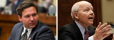 Ron DeSantis and John Koskinen