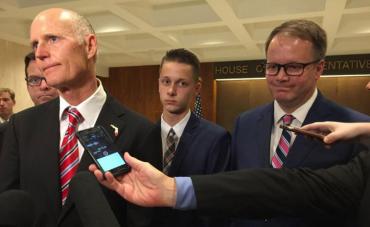 Gov. Rick Scott with the Pettys Thursday Gov. Rick Scott with the Pettys Thursday