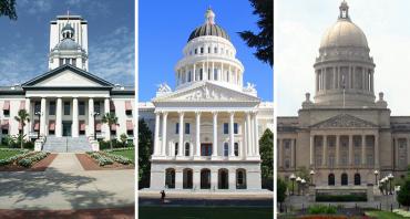 Statehouses in Florida, California and Kentucky Statehouses in Florida, California and Kentucky
