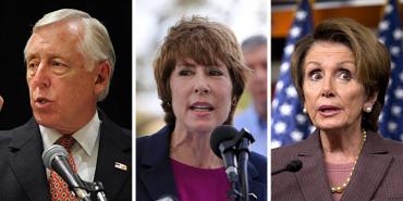 Steny Hoyer, Gwen Graham and Nancy Pelosi