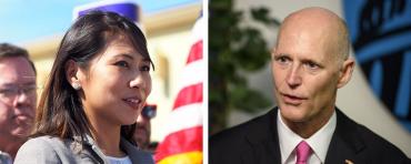 Stephanie Murphy and Rick Scott Stephanie Murphy and Rick Scott
