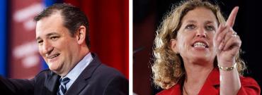 Ted Cruz and Debbie Wasserman Scultz
