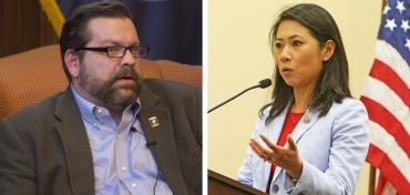 Tom Garrett and Stephanie Murphy
