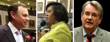 Tom Lee, Mia Jones, and Don Gaetz