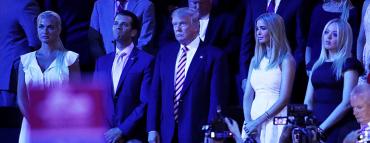 Trump family sits stonily as Ted Cruz winds up his speech