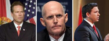Vern Buchanan, Rick Scott and Ron DeSantis