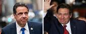 Andrew Cuomo and Ron DeSantis