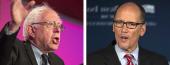 Bernie Sanders and Tom Perez