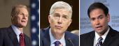 Bill Nelson, Neil Gorsuch and Marco Rubio