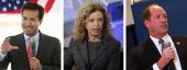 Carlos Curbelo, Debbie Wasserman Schultz and Ted Yoho