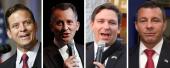 Carlos Lopez-Cantera, David Jolly, Ron DeSantis, and Todd Wilcox
