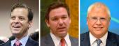 Carlos Lopez-Cantera, Ron DeSantis and Carlos Beruff