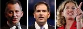 David Jolly, Marco Rubio and Debbie Wasserman Schultz