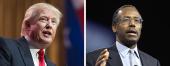 Donald Trump and Ben Carson Donald Trump and Ben Carson