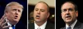 Donald Trump, Blaise Ingoglia, and Mike Huckabee