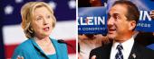 Hillary Clinton and Ron Klein