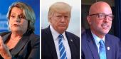 Ileana Ros-Lehtinen, Donald Trump, and Ted Deutch