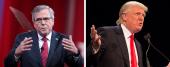 Jeb Bush and Donald Trump